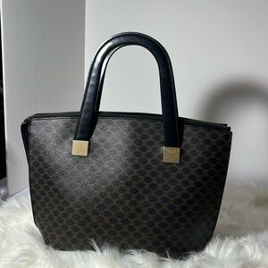 Celine Macadam Hand Bag Leather Pvc #164546C40B. P33